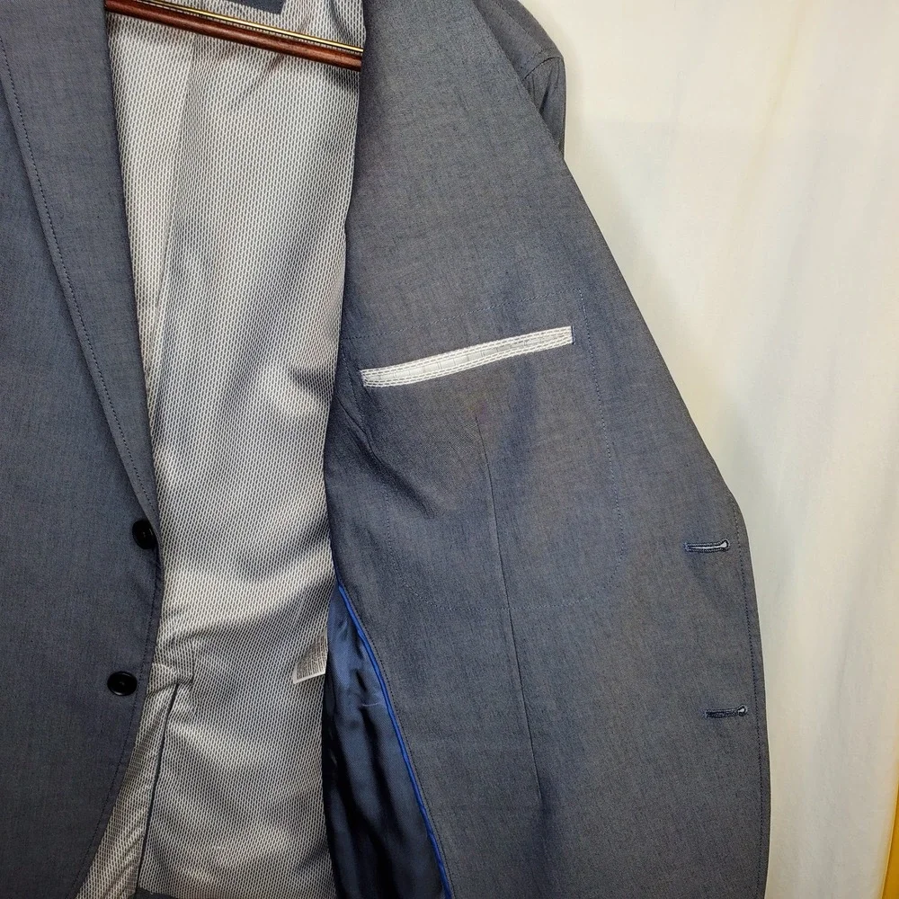 Banana Republic 44R cotton blazer jacket sport suit coat tailored fit